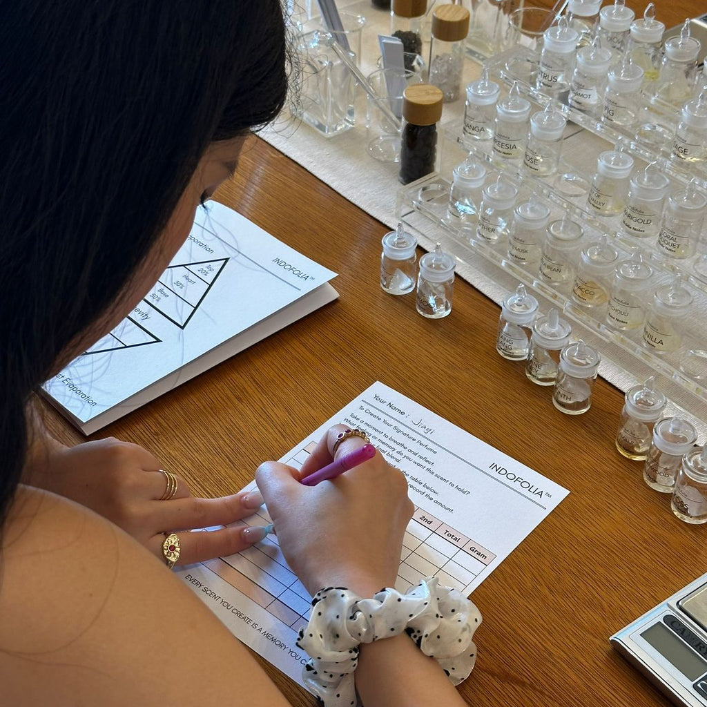 Essential Oils Parfume Class Workshop